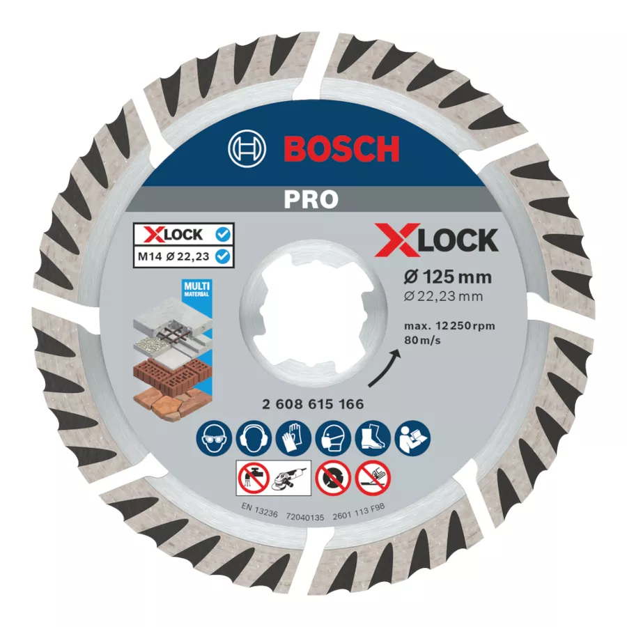 Disque diamanté XLock PRO Multi Material 125mm